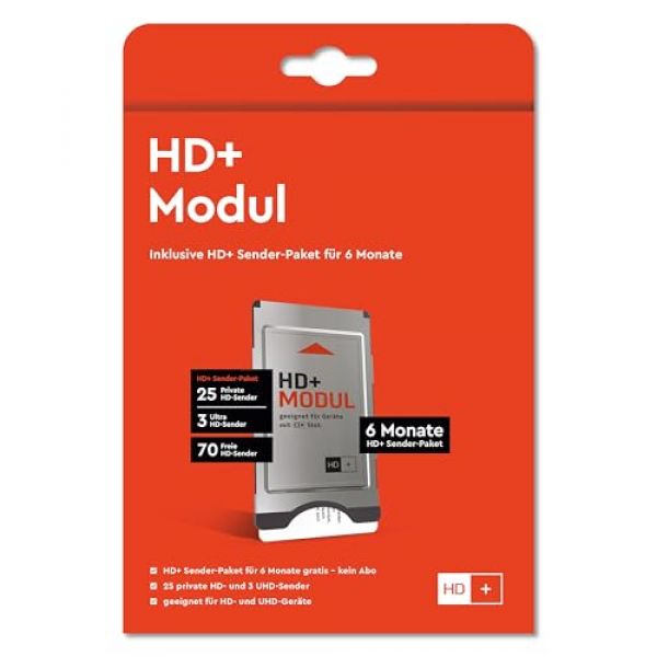 HD-Plus CI-Karte – Inklusive 12 Monaten HD-Plus Empfang